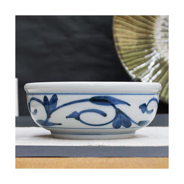 和食器 砥部焼 貞山窯 中鉢 15cm 玉渕 唐草