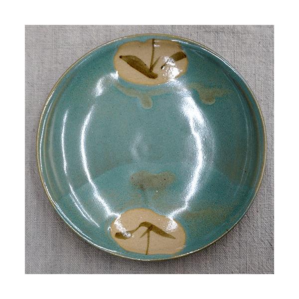 益子焼 大皿 陶器. 和食器 益子焼 大皿 18cm 青釉 丸笹紋 | うつわの店 クラフトなかつか