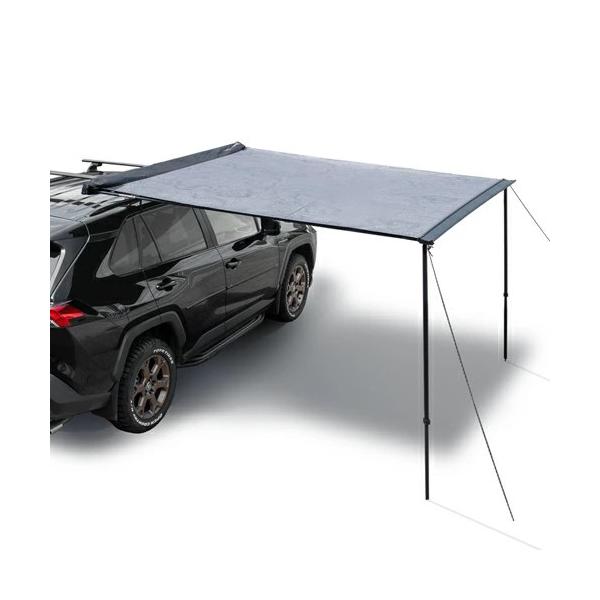 【YAKIMA】スリムシャディー 200x250cm マップデザイン ブラック + 取付ブラケット