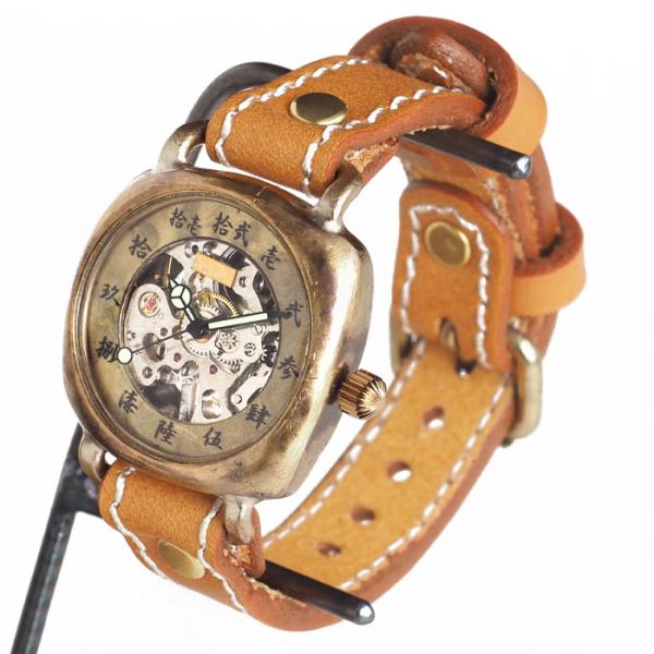 渡辺工房 手作り腕時計 “倭の刻 手巻角一（わのこく てまき かくいち