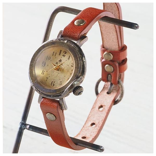 vie（ヴィー） 手作り腕時計 ハンドメイド ホーリーホック Sサイズ