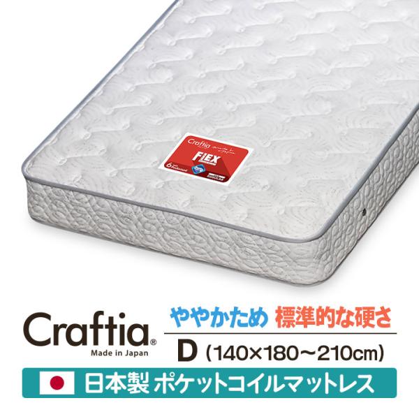 日本製 セレクトオーダー ポケットコイル マットレス ダブル