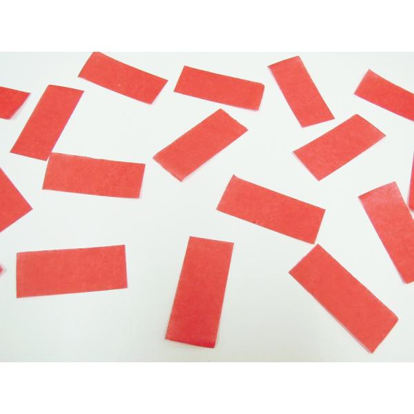 ミツクラの紙吹雪 業務用 赤色 レッド 1kg 2cm×5cm 紙製 極薄 回転落下