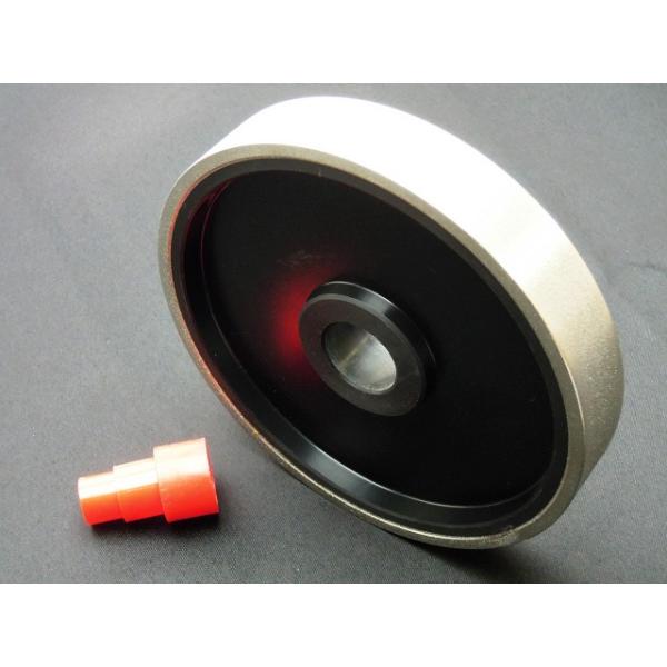 直径15cm 幅25mm 軸穴25mm ダイヤモンド 研磨ホイール 研磨用ホイル