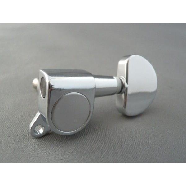 ノーブランド　GOTOH　SG381タイプペグ　3L 3R　シルバー　つまみGrover102タイプ