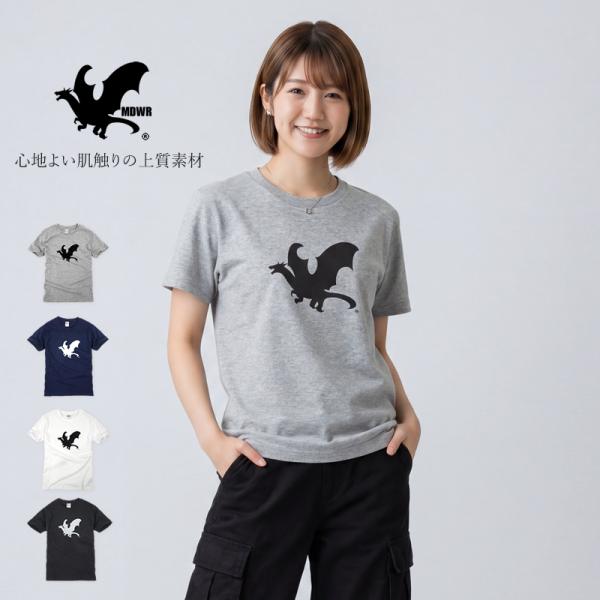 Tシャツ 半袖 マウンテンドラゴン ビッグロゴ メンズ レディース クラフトワークス (1枚までネコポス)