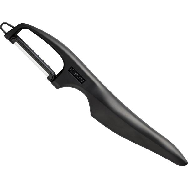 他サイト： 京セラ セラミック ピーラー サビない お手入れ簡単 皮むき器 縦型タイプ 軽く鋭い使い心地 切れ味が続く 金気をうつさない 除菌漂白 OKの商品画像