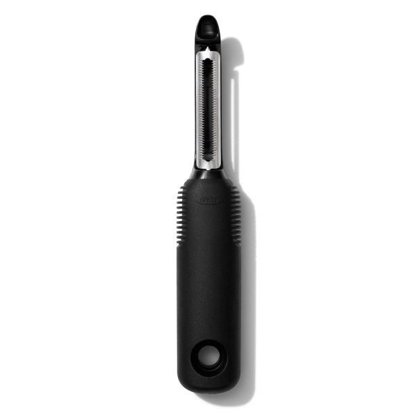OXO オクソー ソフトスキン ピーラー 薄皮 皮むき器 トマト.桃・キウイなど身の柔らかいものの皮剥きに ステンレス ギザ刃 食洗機対応