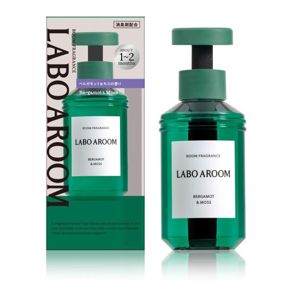公式LABO AROOM ラボアルーム ルームフレグランス ベルガモット＆モス 消臭芳香剤 寝室 玄関 リビング 155ml