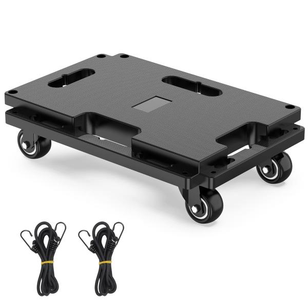 SOLEJAZZ 連結平台車 台車 耐荷重 200kg 27×40cm 縦横連結可能 キャスター付き 滑り止め 軽量静音 家庭用 業務用 固