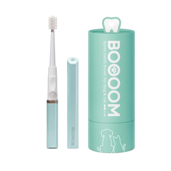 BOOOOM株式会社CHIKUWA 犬猫専用音波歯ブラシ BOOOOMプロ ペット用 電動歯ブラシ 音波振動 歯垢除去 歯石防止