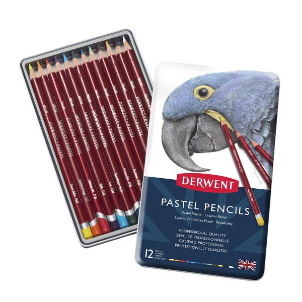 Derwent ダーウェント 色鉛筆 パステルペンシル 12色セット 32991