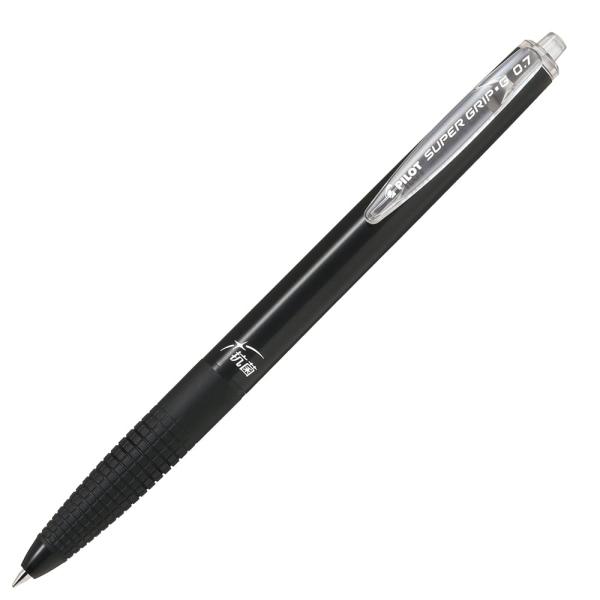 PILOT 油性ボールペン スーパーグリップG抗菌仕様 ノック式 0.7mm ブラック 黒 BSGK10FKB パイロット