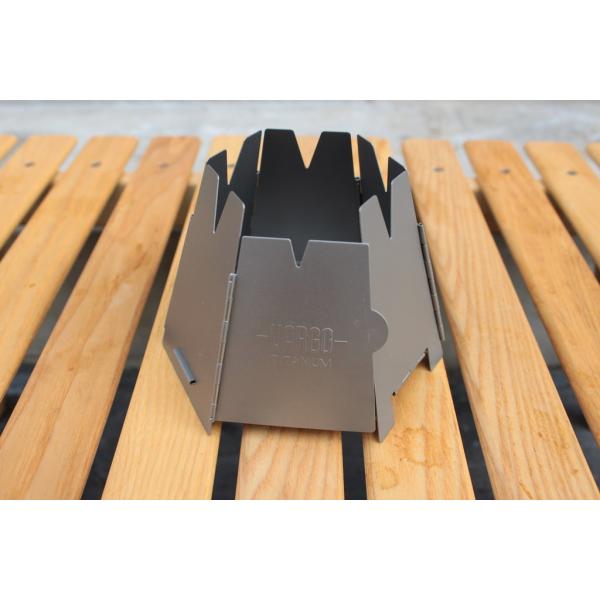 VARGO(バーゴ)、ヘキサゴンウッドストーブ、チタン製、新品送料込。 VARGO Titanium Hexagon Backpacking Wood Stove / バーゴ