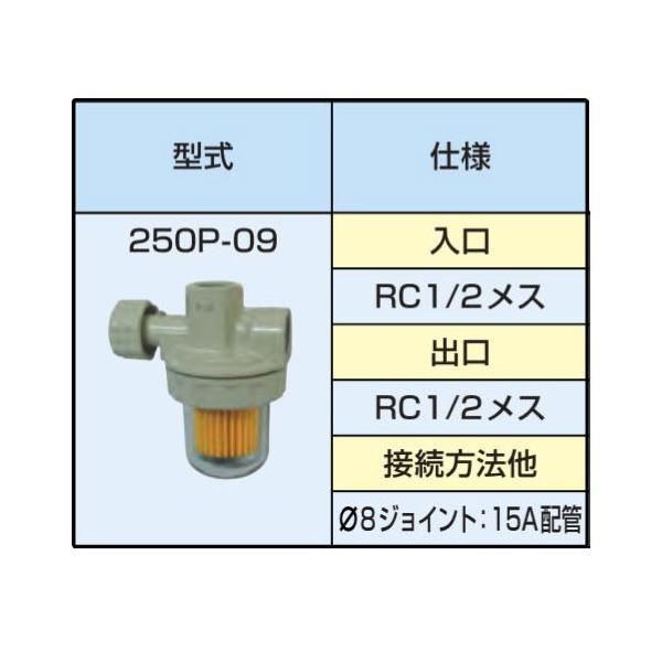 サンダイヤ　ストレーナバルブ　250P-09