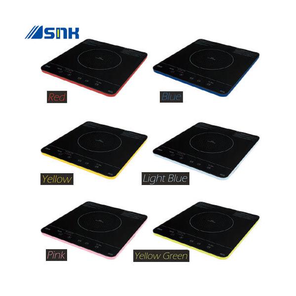 IHクッキングヒーター 1口タイプ SIH-BH113A レッド ブルー イエロー