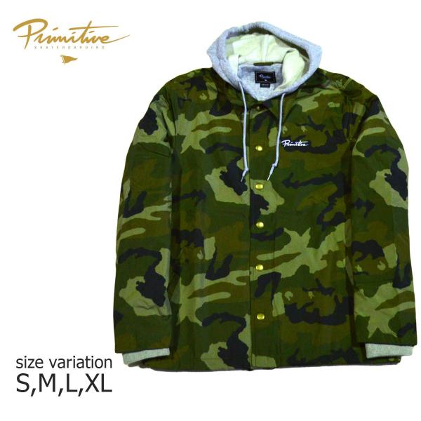 Primitive コーチジャケット Two Fer Coah プリミティブ スケボー