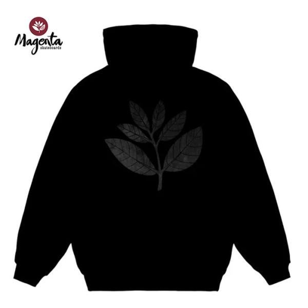 MAGENTA PETIT VELOURS HOODIE BLACK マゼンタ フーディー パーカー プルオーバー スケボー ストリート スケートボード
