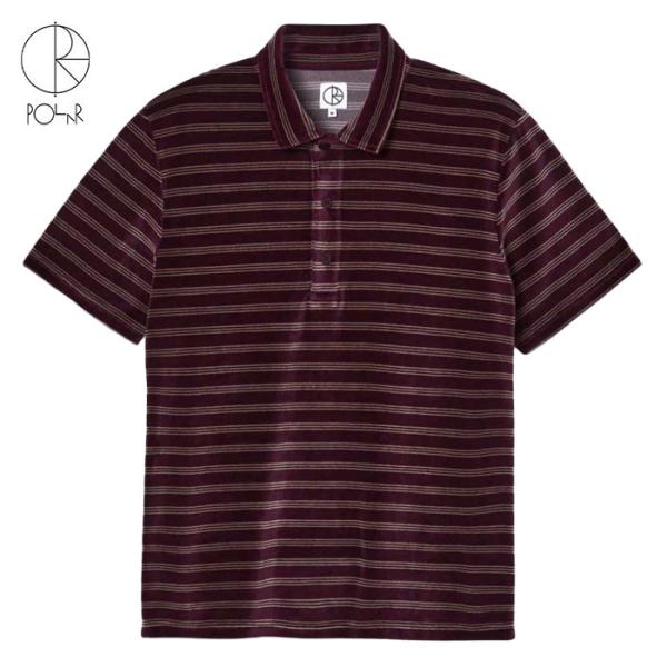 POLAR SKATE CO. VELOUR POLO SHIRT ポーラー スケートボード ポロシャツ 半袖 ストリート スケボー