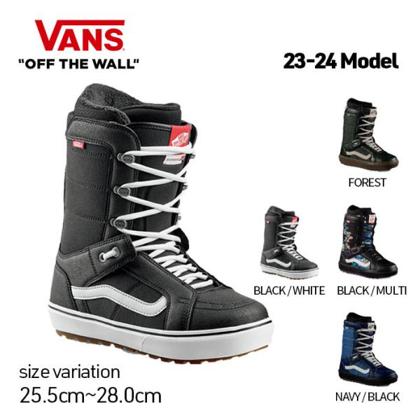 VANS 23-24 HI-STANDARD OG バンズ BLACK/WHITE HANNAH EDDY