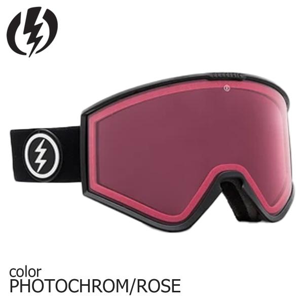 21-22 ELECTRIC KLEVELAND+ GLOSS BK PHOTOCHROM/ROSE エレクトリック クリーブランド プラス ゴーグル スノーボード スノボー