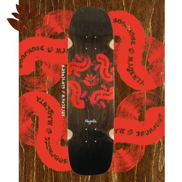 MAGENTAマゼンタ デッキ LOOPHOLE COLLAB BOARD - Wheel Wells デッキ スケートボード スケボー
