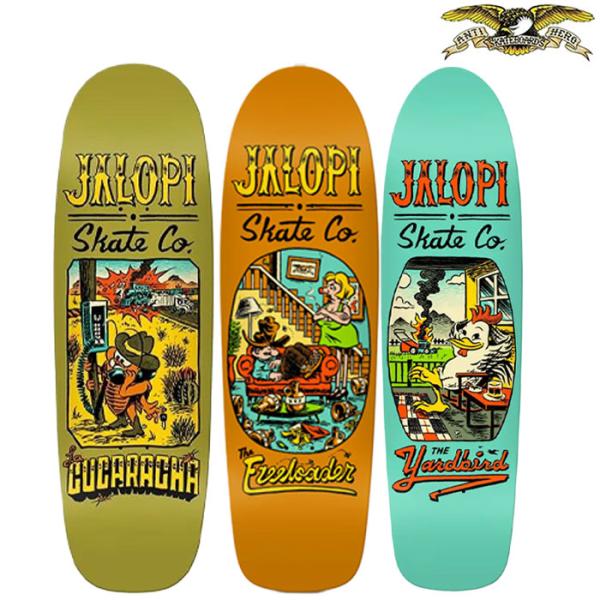 ANTIHERO TEAM JALOPI SERIES 9.69 10.14 9.81inch アンチヒーロー スケボー デッキ スケートボード SKATEBOARD アンタイヒーロー