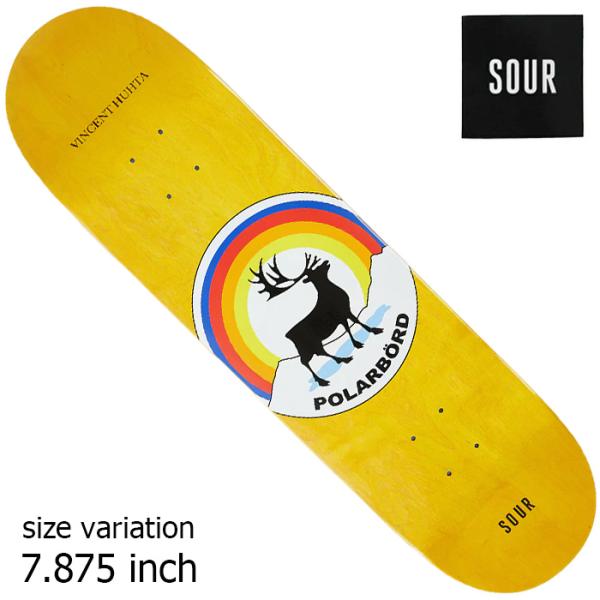 新品未使用SOUR スケボーデッキ 8.125 サワー ソリューション 8.125インチ スケボー デッキ SOUR