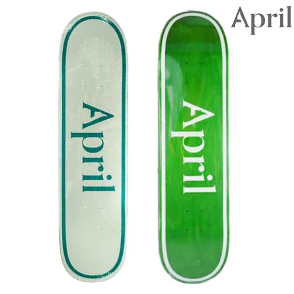 April エイプリル デッキ スケボー MINI OG LOGO BLUE GREEN 7.25 7.37 7.5 inch スケートボード SKATE