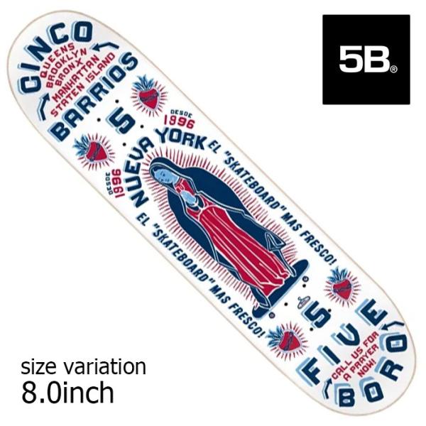 Cinco Nueva York スケートボード ファイブボロ 5BORO スケボーデッキ | クルーザー 7.5インチ