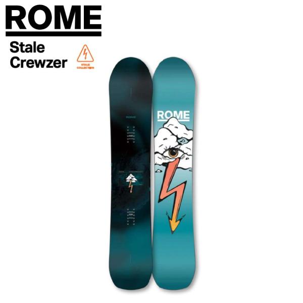 予約 26-27 ROME ローム STALE CREWZER スノーボード 板 メンズ レディース Stale Sandbech スターレサンドベック オールラウンド 日本正規品