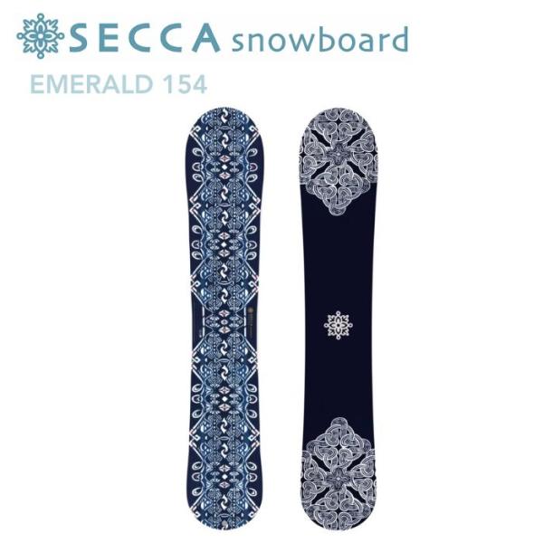 25-26 SECCA EMERALD セッカ エメラルド スノーボード 板 レディース
