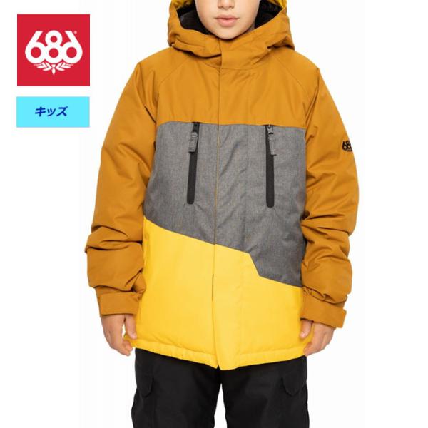スノーボードウェア 686 Goldenbrown 686 ウェア 20-21 Geo Insulated Jacket Golden Brown