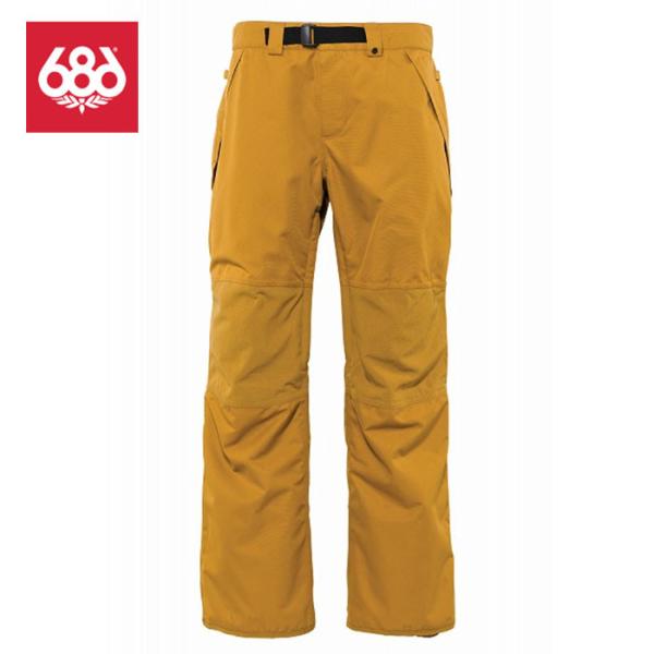 686 ウェア 20-21 Wide Glide Shell Pants Golden Brown スノーボード 