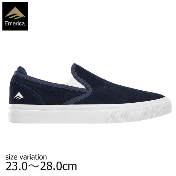 Emerica WINO G6 SLIP ON NAVY/WHT GJ Xj[J[ Xb| XP[g{[h XP{[ C Y fB[X