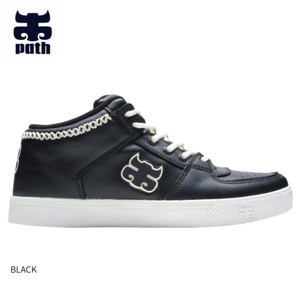 IPATH REED MID SOFT BLACK LEATHER アイパス リード ミッド ソフト ブラック レザー スケートボード シューズ スニーカー 25周年記念モデル