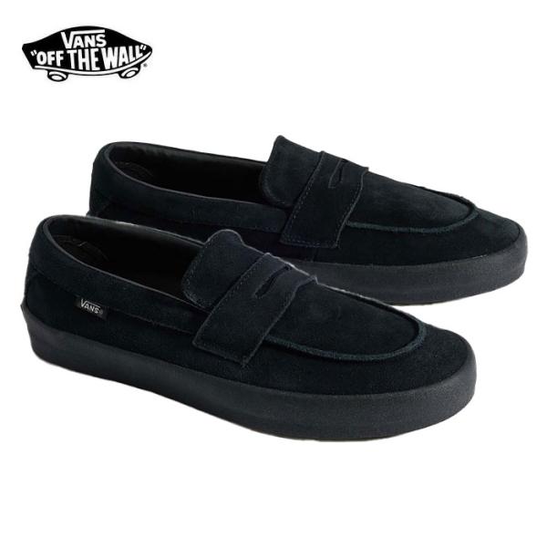 VANS skate loafer BLACK/BLACK バンズ スニーカー ローファー スケボー スケートボード スケシュー ヴァンズ SK8 靴
