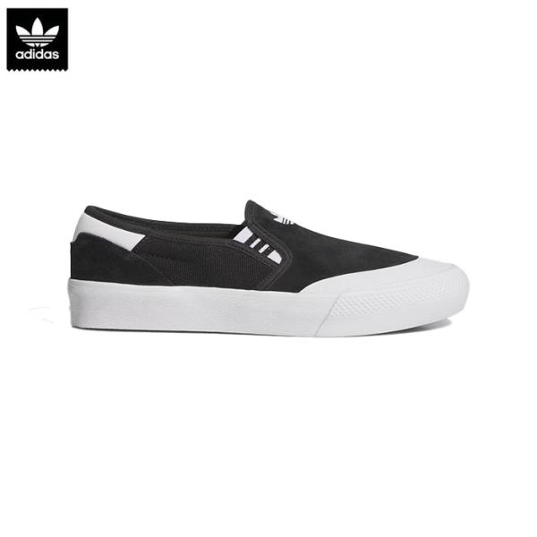 ADIDAS アディダス スニーカー (HQ4720) SHMOOFOIL SLIP RX BLK/WHT シュムーフォイル ストリート スケボー スケートボード スケシュー SK8