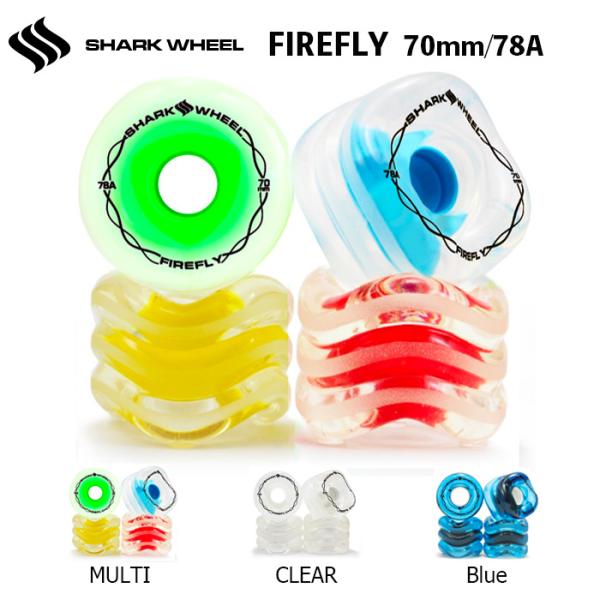 シャークウィール FIREFLY 70MM 78A 光る sharkwheel CALIFORNIA ROLL 60mm skateboard wheel