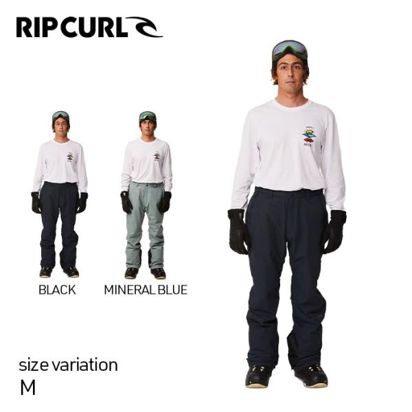22-23 RIP CURL BASE PANT リップカール BLACK MINERAL BLUE スノーボードウェア スノボウェア スキーウェア スノーパンツ パンツ メンズ 防寒 メンズ