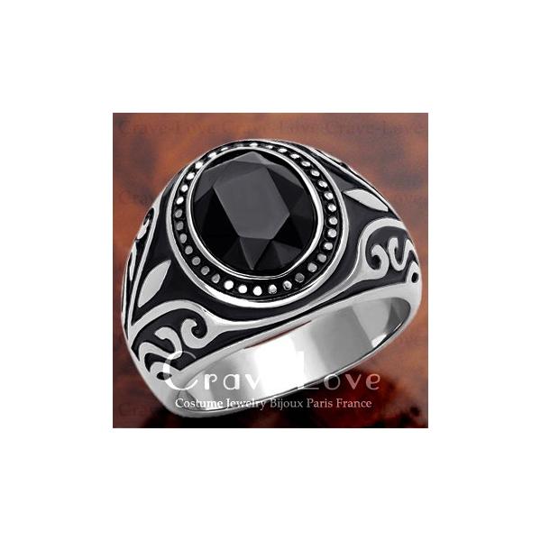 メンズリング 男の指輪 唐草模様 メンズ シルバー ステンレス リング 指輪 ブラック オニキスやブラックダイヤのような黒色 ボリューム感 幅広 Buyee Buyee 日本の通販商品 オークションの代理入札 代理購入