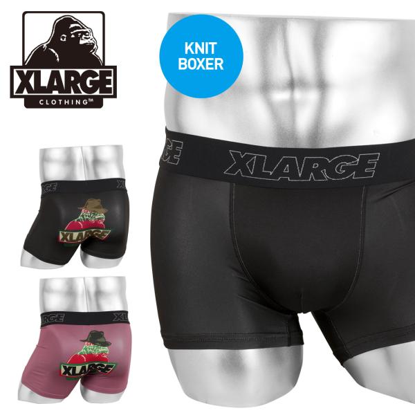 エクストララージ X-LARGE ボクサーパンツ メンズ 下着 紳士  おしゃれ かっこいい ツルツル エックスラージ ゴリラ ブランド wearing a hat