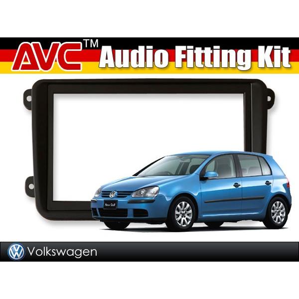 新品未使用 pb製 ＶＷ 2DINナビ取付キット ゴルフ ポロ パサート 他 AVC】2DINナビ取付キット - VW ゴルフV 2004(H16)/6〜2009(H21)/4