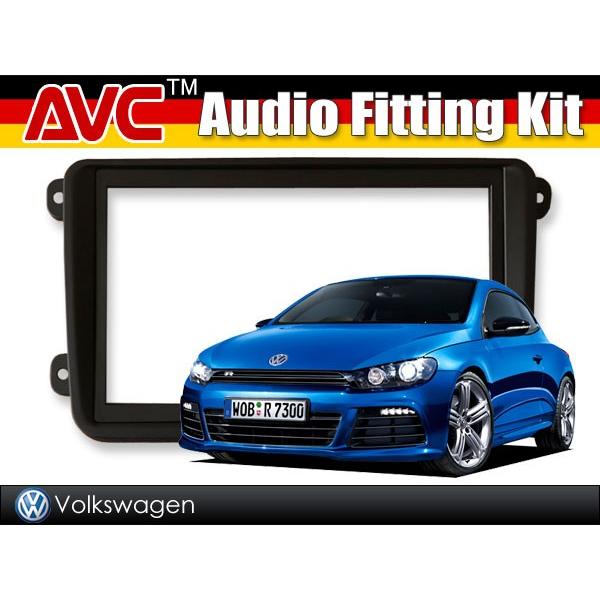 AVC】2DINナビ取付キット - VW シロッコ 2009(H21)/5〜2014(H26