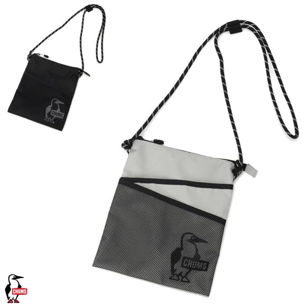 チャムス CHUMS正規品 イージーゴーダブルポケットサコッシュ 軽量 アウトドア CH60-3912/フェス/登山