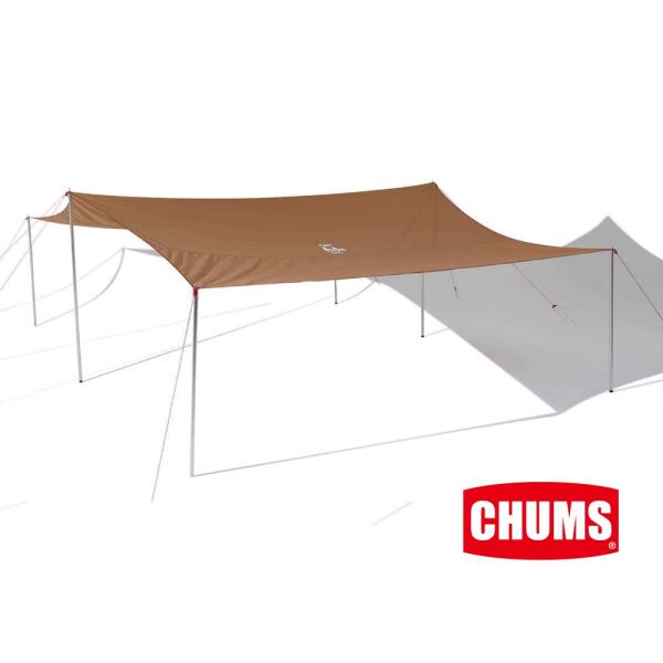 一部予約 チャムス タープ ブービーt Cタープスクエア 4人 6人用 チャムス