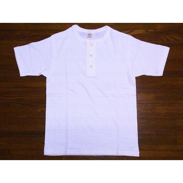WAREHOUSE ウエアハウス Tシャツ ヘンリーネックTシャツ 無地 HENRY NECK TEE 4601 (オフホワイト)