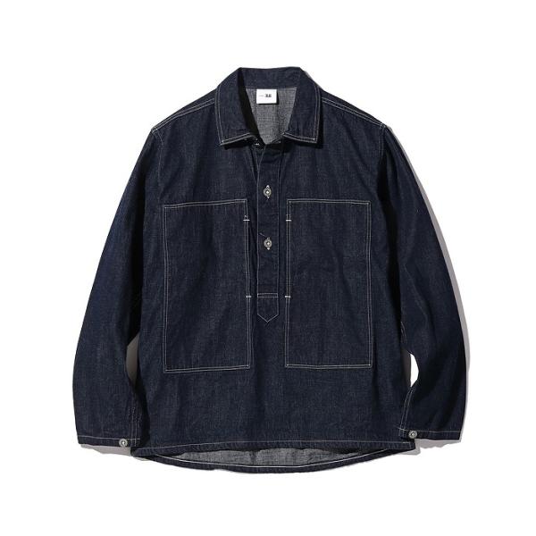 BUZZ RICKSON'S U.S. ARMY 90s デニムプルオーバー cream05_br15301anavy