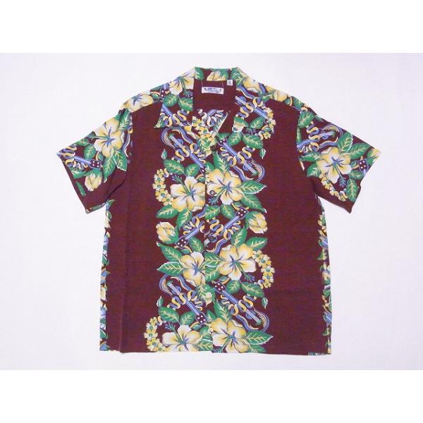 SUN SURF サンサーフ アロハシャツ SS39212 BLESSING GIFT FROM HAWAII (ブラウン)