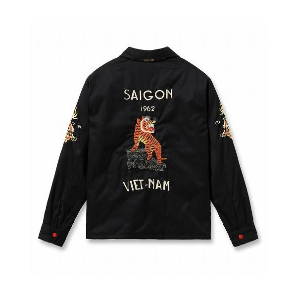 テーラー東洋 TAILOR TOYO ベトジャン TT15979 VIETNAM TIGER × VIETNAM MAP リバーシブル ベトナムジャンパー ベトナムタイガー ベトナムマップ (ブラック)
